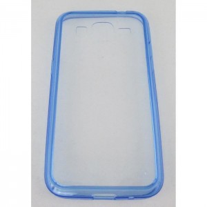 coque samsung galaxy core prime transparente et bleu