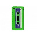 Coque Cassette Retro Iphone 4 / 4S Verte