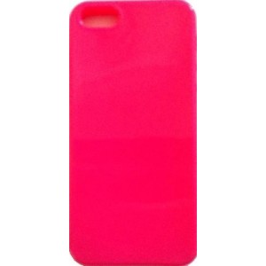 Coque Silicone Rose Fushia Apple IPhone 5