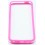 Coque Bumper rose et transparent pour Iphone 5