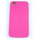 Coque Brillante Iphone 4 / 4S rose Silicone