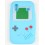Coque bleu Game Boy Samsung Galaxy ACE S5830 Silicone