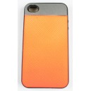 Coque iphone 4 /4s orange semi rigide