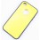 Coque iphone 4 / 4s jaune semi rigide