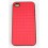 Coque iphone 4 / 4s rouge semi rigide