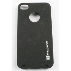 Coque iphone 4 / 4s noir newtop