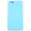 Coque iphone 5 bleu ciel avec strass silicone