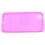 Coque iphone 5 rose fushia silicone