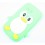 Coque samsung galaxy s3 mini pingouin vert silicone