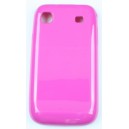 coque samsung galaxy s rose fushia silicone 