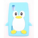 Coque lg optimus l5 bleu ciel silicone